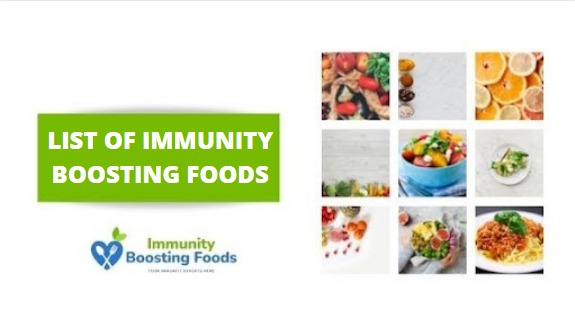 Read more about the article List of immunity boosting foods