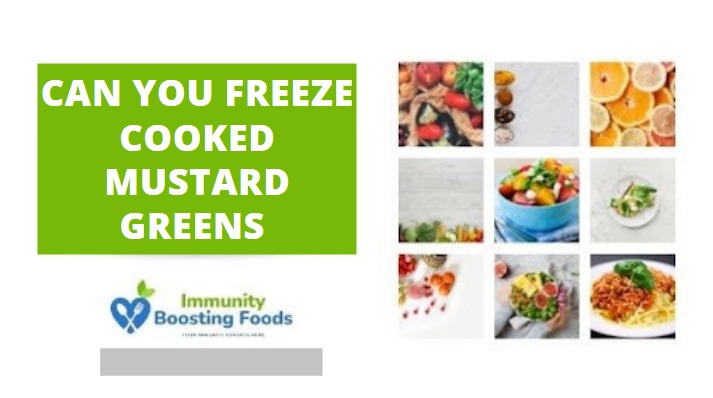Can You Freeze Cooked Mustard Greens