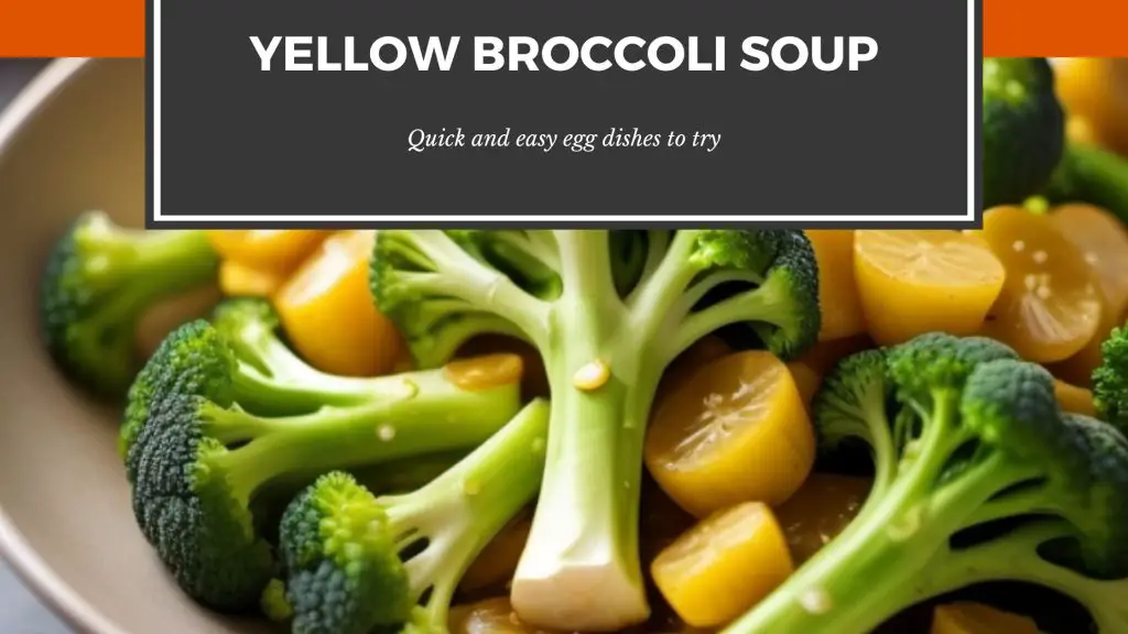 yellow broccoli